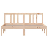 Bed frame without solid wood mattress 140x190 cm