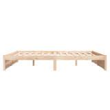 Solid wood bed frame without mattress 180x200 cm