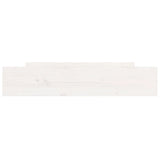 Tiroirs de lit 2 pcs blanc Bois de pin massif