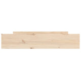 Tiroirs de lit 2 pcs bois de pin massif