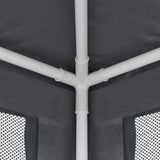 Tente de fête 4 parois latérales en maille Anthracite 2.5x2.5 m