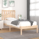 Cadre de lit sans matelas bois massif 100x200 cm