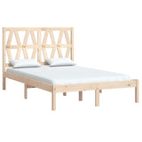 Cadre de lit sans matelas bois massif