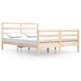 Cadre de lit sans matelas bois massif de pin 160x200 cm