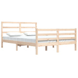 Cadre de lit sans matelas bois massif de pin 160x200 cm