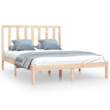 Cadre de lit sans matelas bois massif de pin 140x200 cm