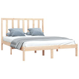 Cadre de lit sans matelas bois massif de pin 140x200 cm