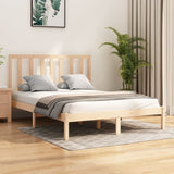 Cadre de lit sans matelas bois massif de pin 140x200 cm