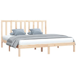 Cadre de lit sans matelas bois massif de pin 200x200 cm