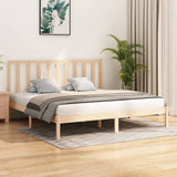 Cadre de lit sans matelas bois massif de pin 200x200 cm