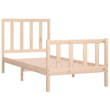 Cadre de lit sans matelas 90x190 cm bois massif