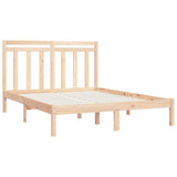 Cadre de lit sans matelas 120x190 cm bois massif