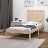 Cadre de lit sans matelas 100x200 cm bois massif