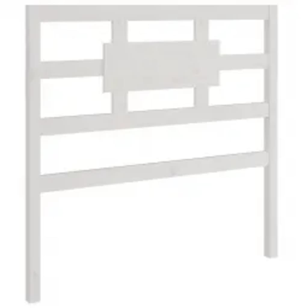 Cadre de lit sans matelas blanc 90x190 cm bois massif