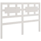 Cadre de lit sans matelas blanc 120x190 cm bois massif