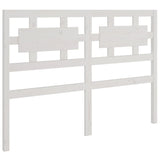 Cadre de lit sans matelas blanc 135x190 cm bois massif