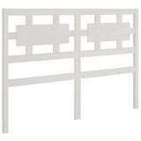 Cadre de lit sans matelas blanc 140x190 cm bois massif