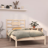 Cadre de lit sans matelas 90x200 cm bois massif