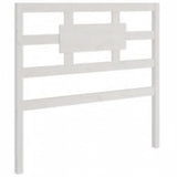 Cadre de lit sans matelas blanc 90x200 cm bois massif