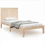 Cadre de lit sans matelas 100x200 cm bois massif de pin