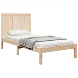 Cadre de lit sans matelas 100x200 cm bois massif de pin