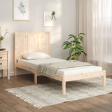 Cadre de lit sans matelas 100x200 cm bois massif de pin