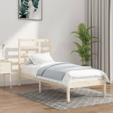 Cadre de lit sans matelas bois massif 90x190 cm