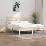 Cadre de lit sans matelas bois massif 180x200 cm