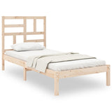 Cadre de lit sans matelas bois massif 90x200 cm