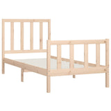 Cadre de lit sans matelas 90x200 cm bois massif