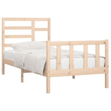 Cadre de lit sans matelas 90x200 cm bois de pin massif