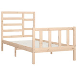 Cadre de lit sans matelas 90x200 cm bois de pin massif