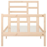 Cadre de lit sans matelas 90x200 cm bois de pin massif