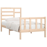 Cadre de lit sans matelas 100x200 cm bois massif de pin