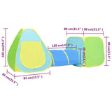 Tente de jeu pour enfants avec 350 balles Multicolore