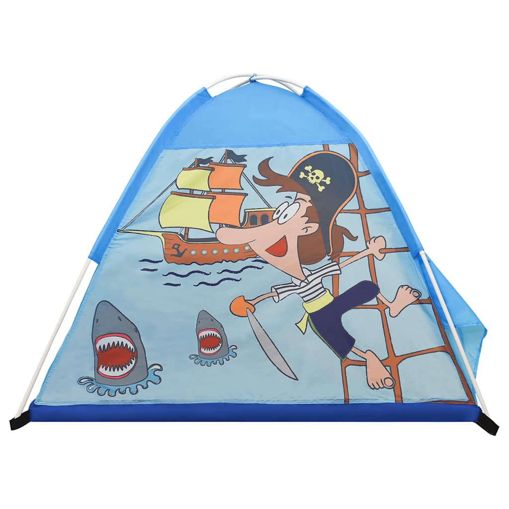 Tente de jeu pour enfants avec 250 balles Bleu 120x120x90 cm