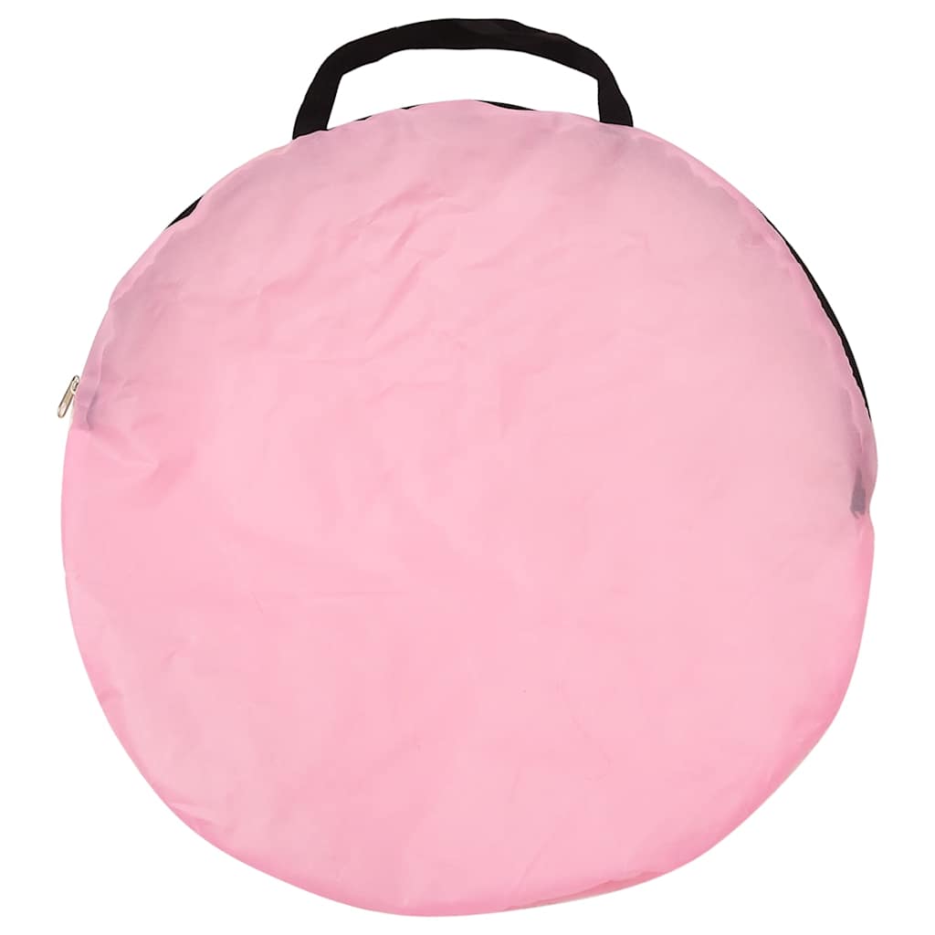 Tente de jeu pour enfants avec 250 balles Rose 100x100x127 cm