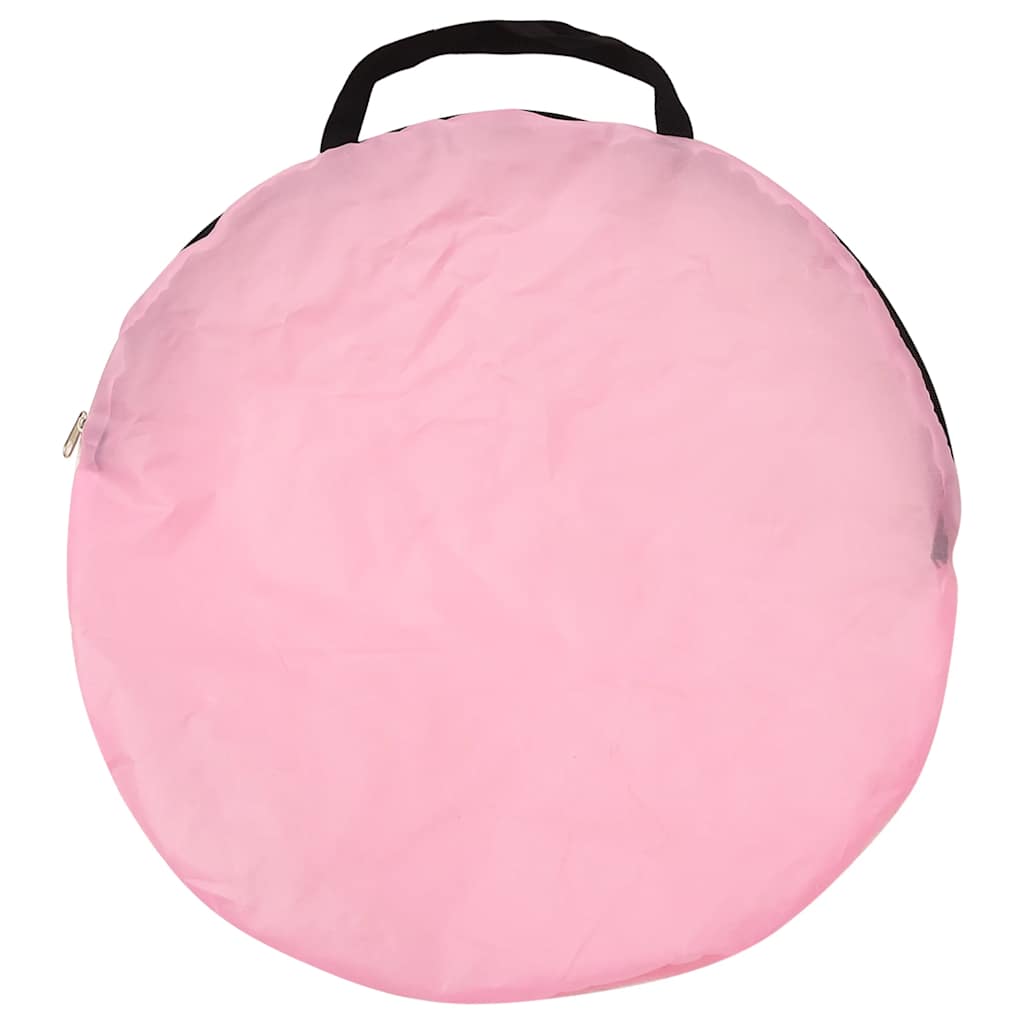 Tente de jeu pour enfants avec 250 balles Rose 100x100x127 cm