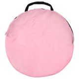 Tente de jeu pour enfants avec 250 balles Rose 100x100x127 cm