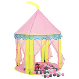 Tente de jeu pour enfants avec 250 balles Rose 100x100x127 cm