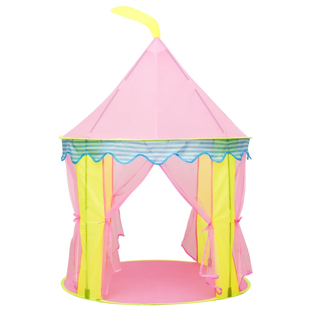 Tente de jeu pour enfants avec 250 balles Rose 100x100x127 cm