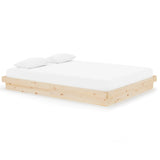 Cadre de lit sans matelas bois massif