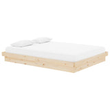 Cadre de lit sans matelas bois massif