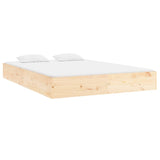 Cadre de lit sans matelas bois massif 120x200 cm