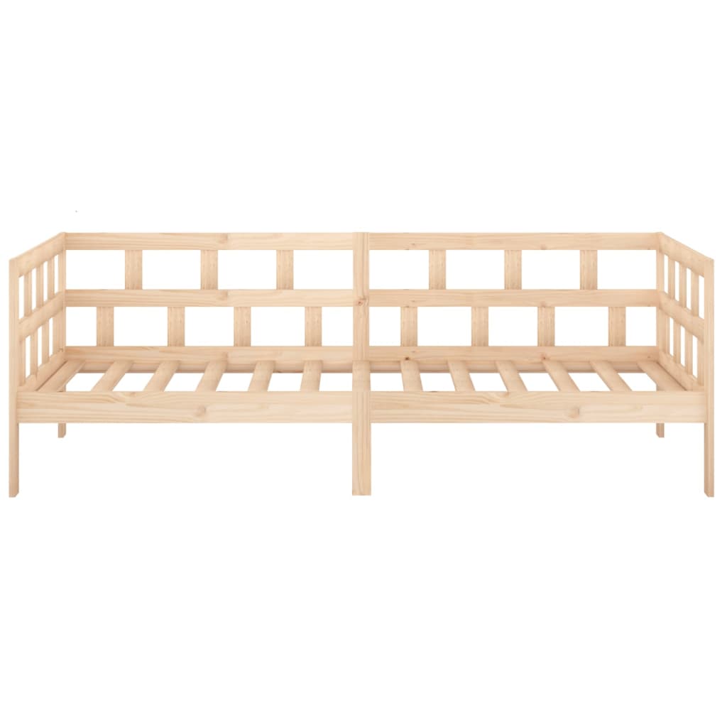 Lit de jour sans matelas bois de pin massif 90x200 cm