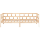 Lit de jour sans matelas bois de pin massif 90x200 cm