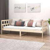 Lit de jour sans matelas bois de pin massif 90x200 cm