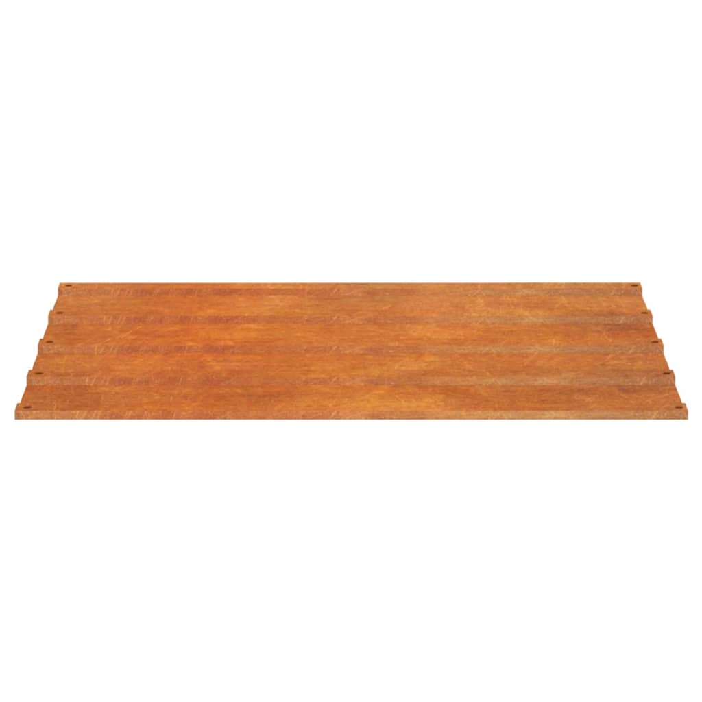 Panneaux de toiture 36 pcs rouillé 60x44 cm Acier corten