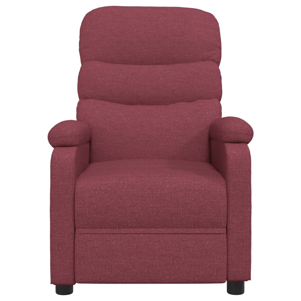 Fauteuil inclinable Rouge bordeaux Tissu