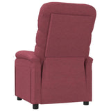 Fauteuil inclinable Rouge bordeaux Tissu